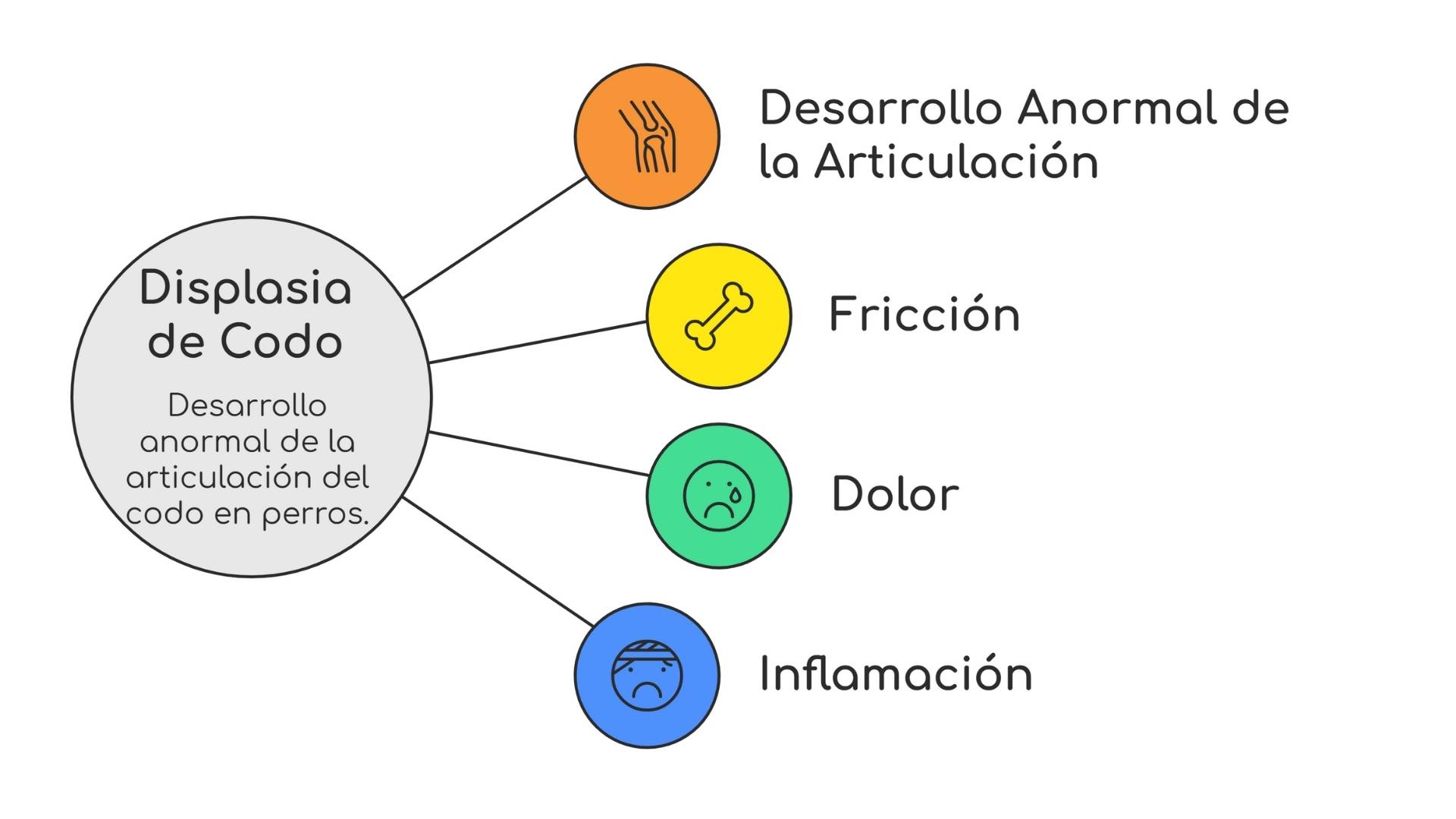esquema displasia de codo